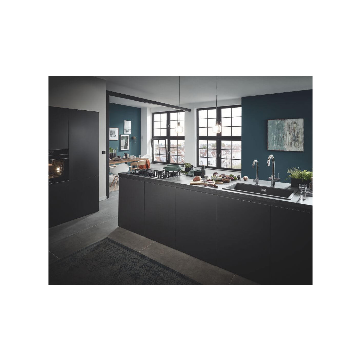 Zlewozmywak Kompozytowy K700 40x50 cm Szary Granit 31650AT0 Grohe