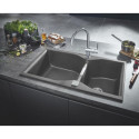 Zlewozmywak Kompozytowy K700 56x51 cm Czarny Granit 31651AP0 Grohe