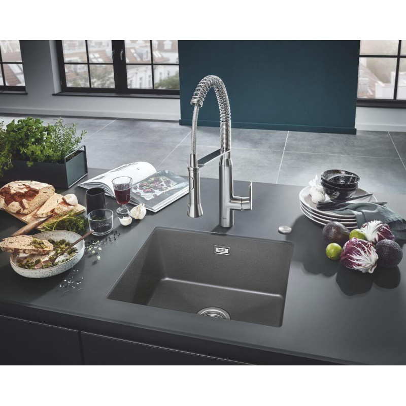 Zlewozmywak Kompozytowy K700U 45x40 cm Szary Granit 31653AT0 Grohe