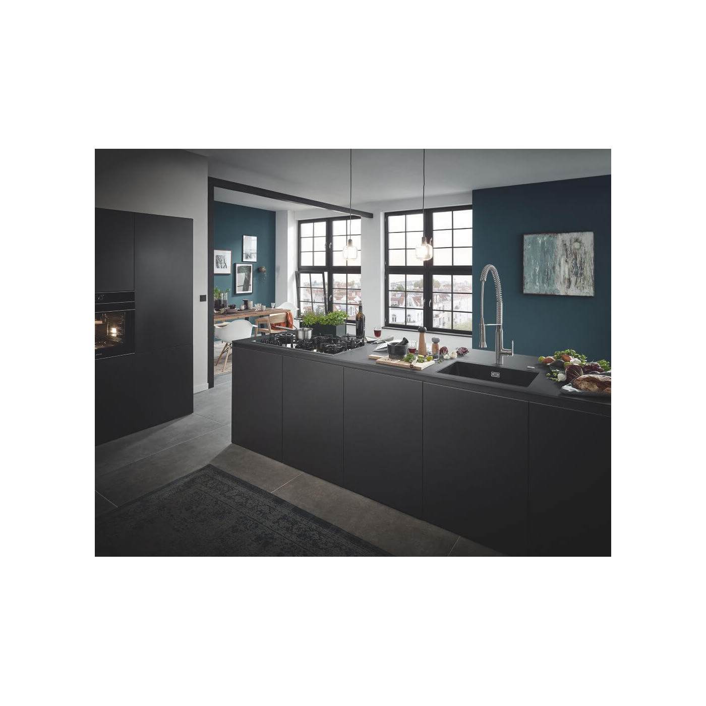 Zlewozmywak Kompozytowy K700U S53x45 cm zary Granit 31654AT0 Grohe