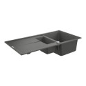 Zlewozmywak Kompozytowy K400 100x50 cm Z Ociekaczem Szary Granit 31642AT0 Grohe