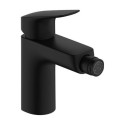 Bateria Bidetowa Z Kompletem Odpływowym Z Cięgłem Logis Czarny Mat 71200670 Hansgrohe