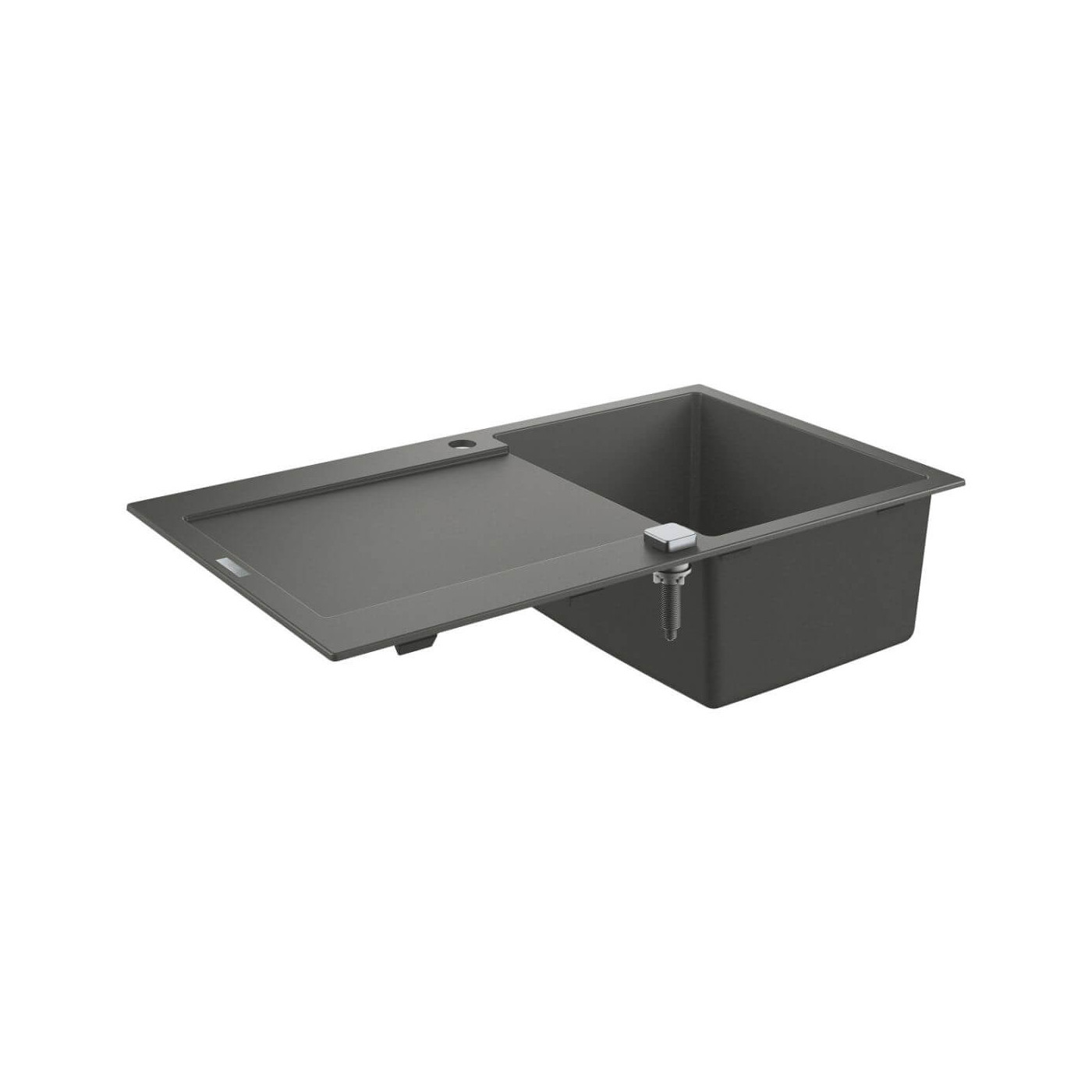 Zlewozmywak Kompozytowy K500 86x50 cm Z Ociekaczem Szary Granit 31644AT0 Grohe