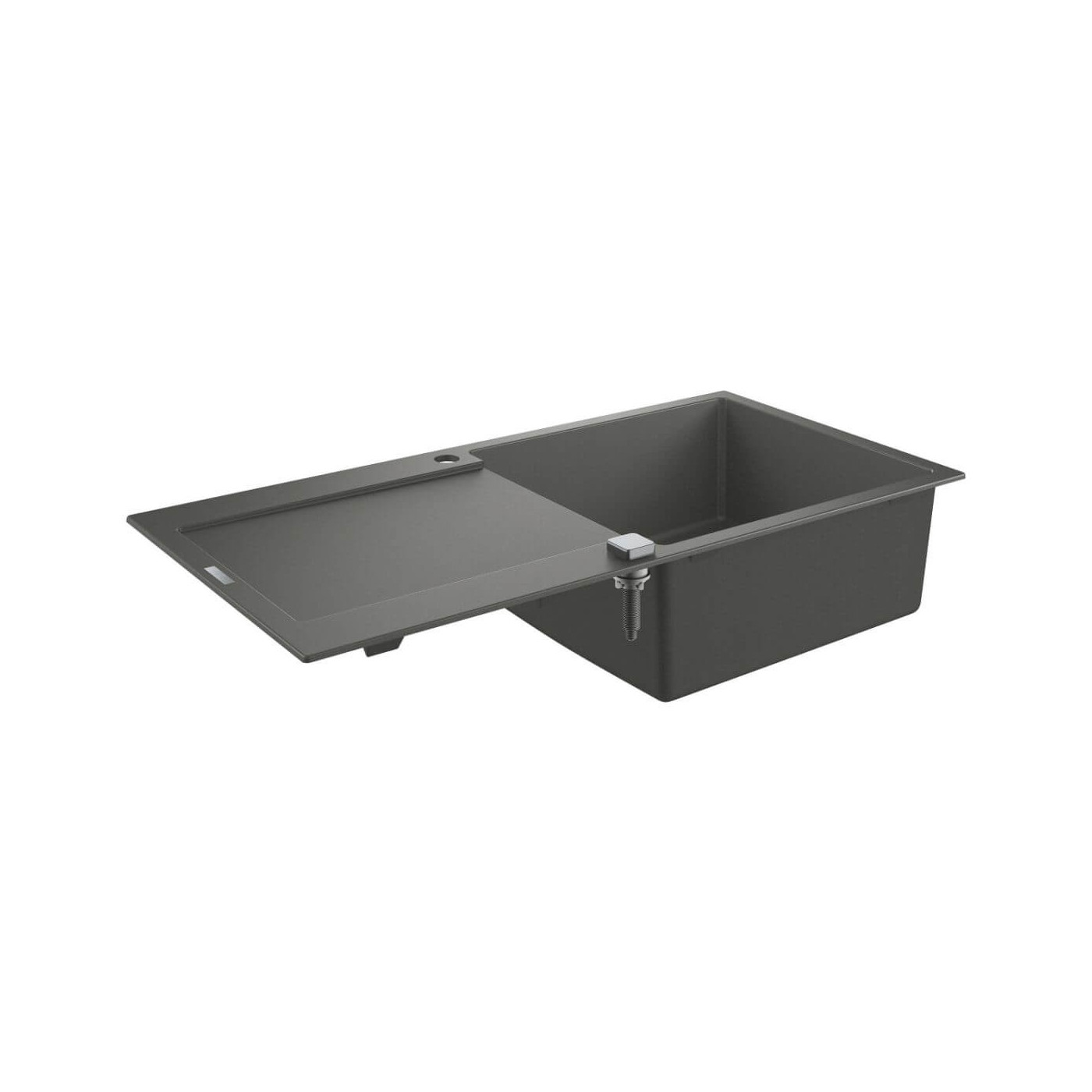 Zlewozmywak Kompozytowy K500 100x50 cm Z Ociekaczem Szary Granit 31645AT0 Grohe