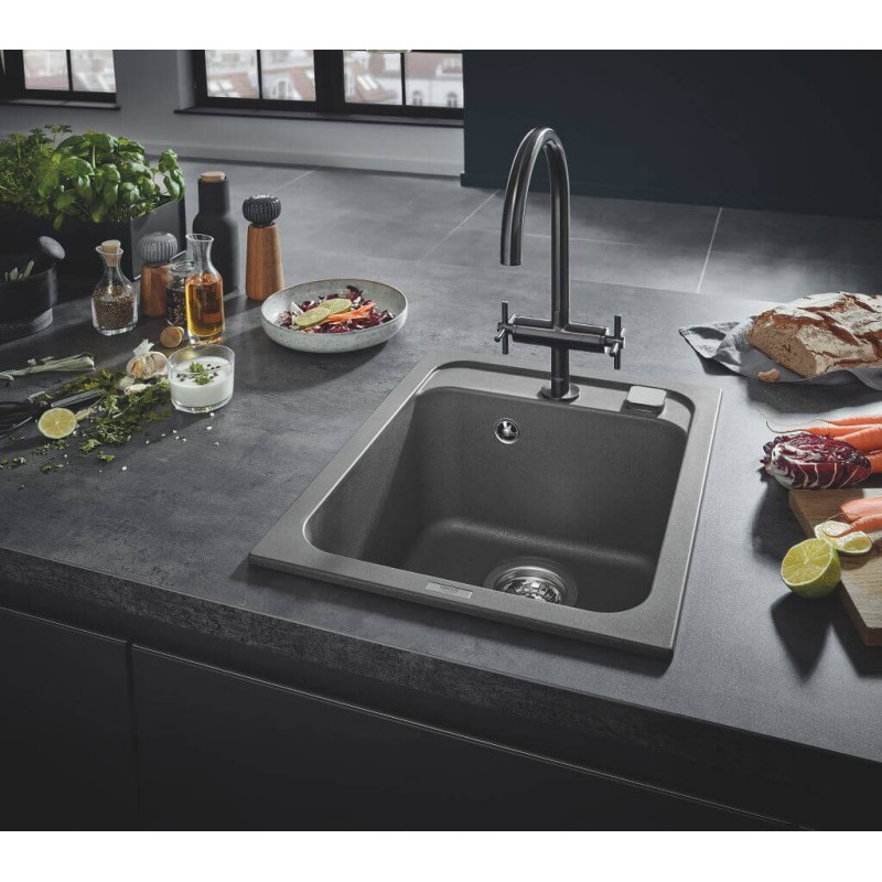 Zlewozmywak Kompozytowy K700 78x51 cm Szary Granit 31652AT0 Grohe