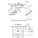 Umywalka Naszafkowa 60 cm Essence Biel Alpejska 3956800H Grohe
