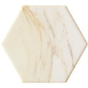 Płytka Ścienna Flare White Hex 12,5x11 Tubądzin Domino