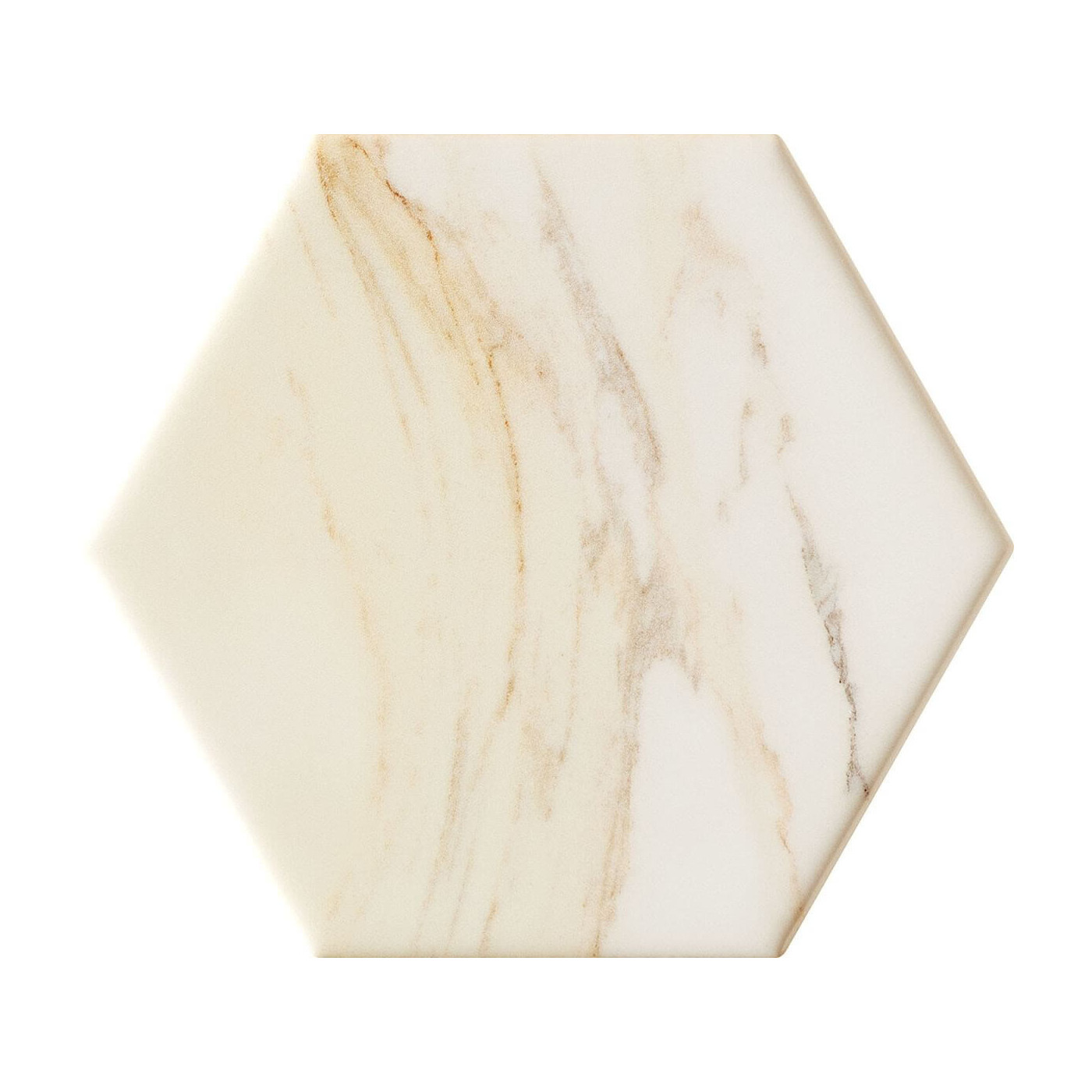 Płytka Ścienna Flare White Hex 12,5x11 Tubądzin Domino