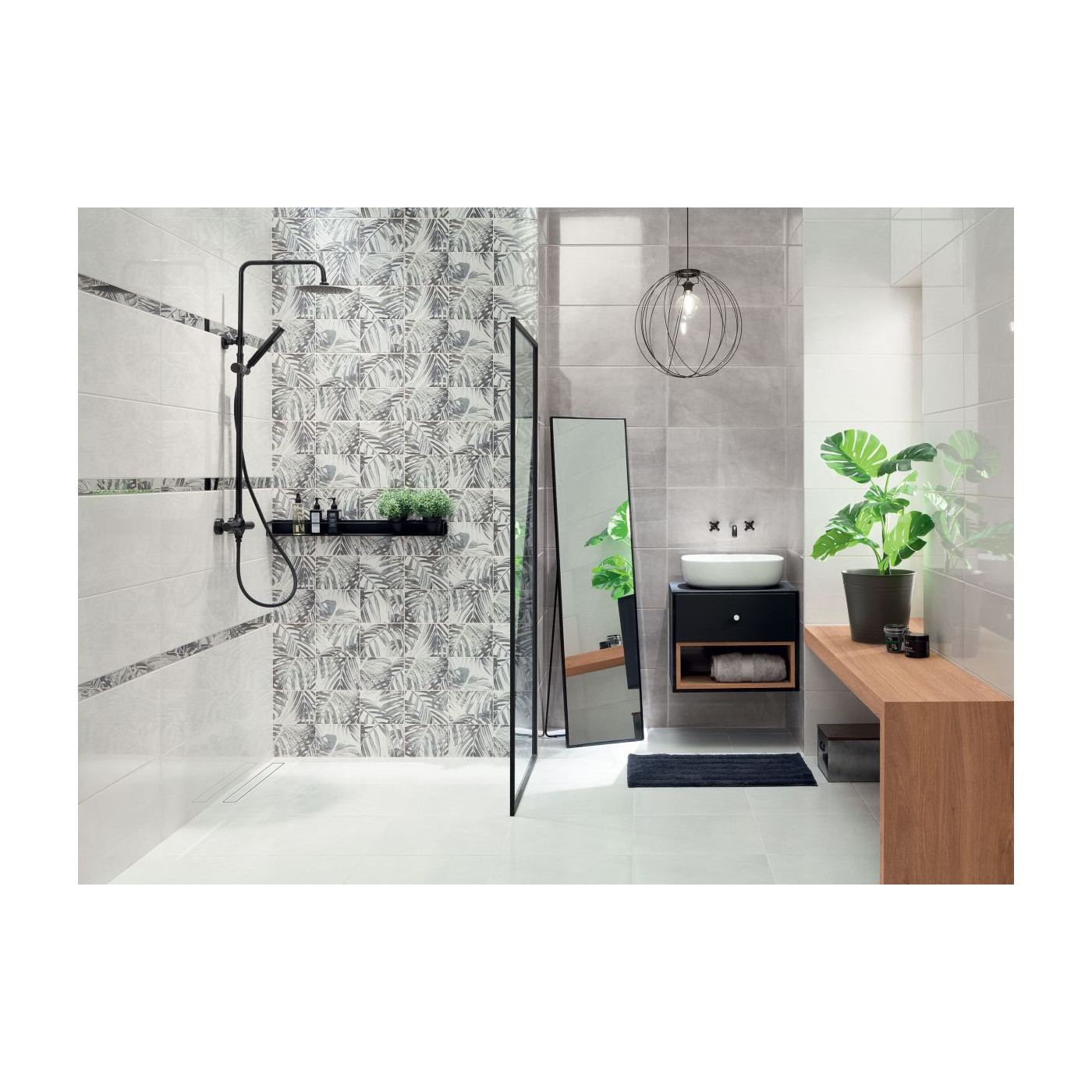 Dekor Ścienny Idylla Grey 2 60,8x30,8 Tubądzin Domino