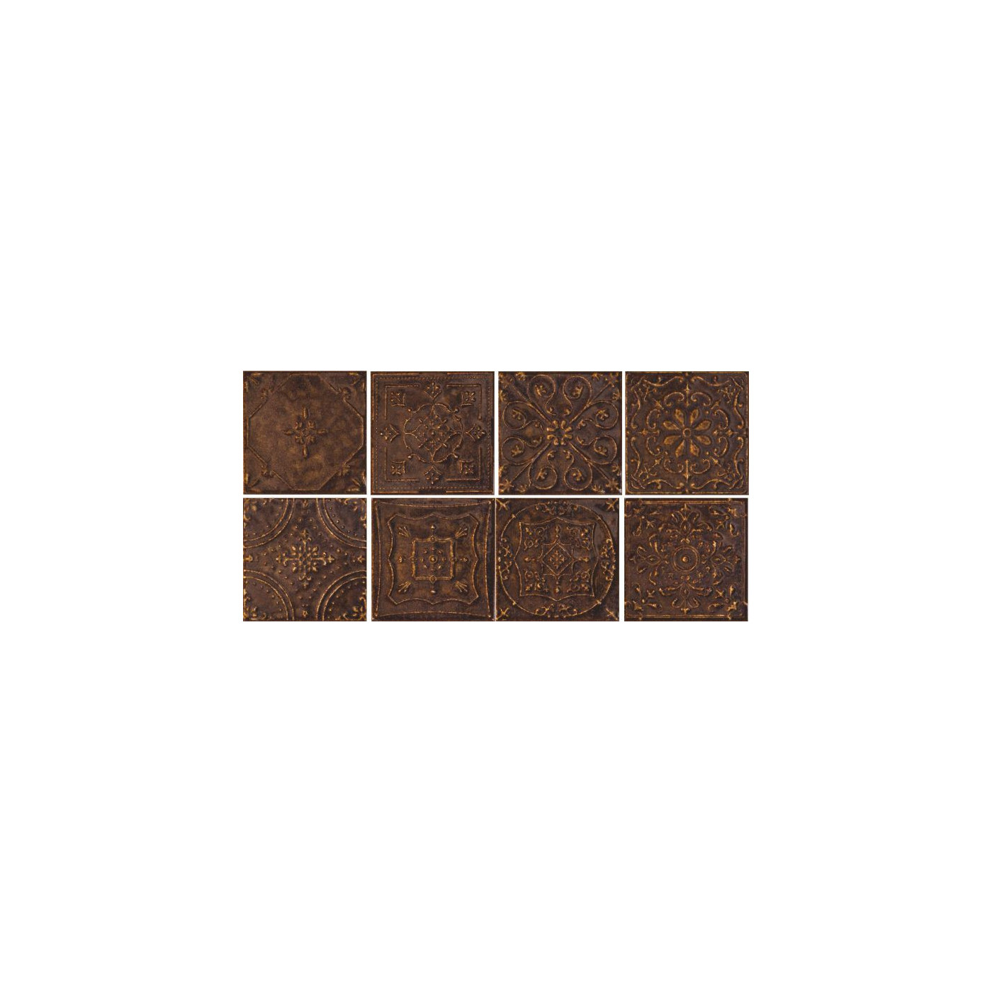 Dekor ścienny Tinta Brown 14,8x14,8 Tubądzin