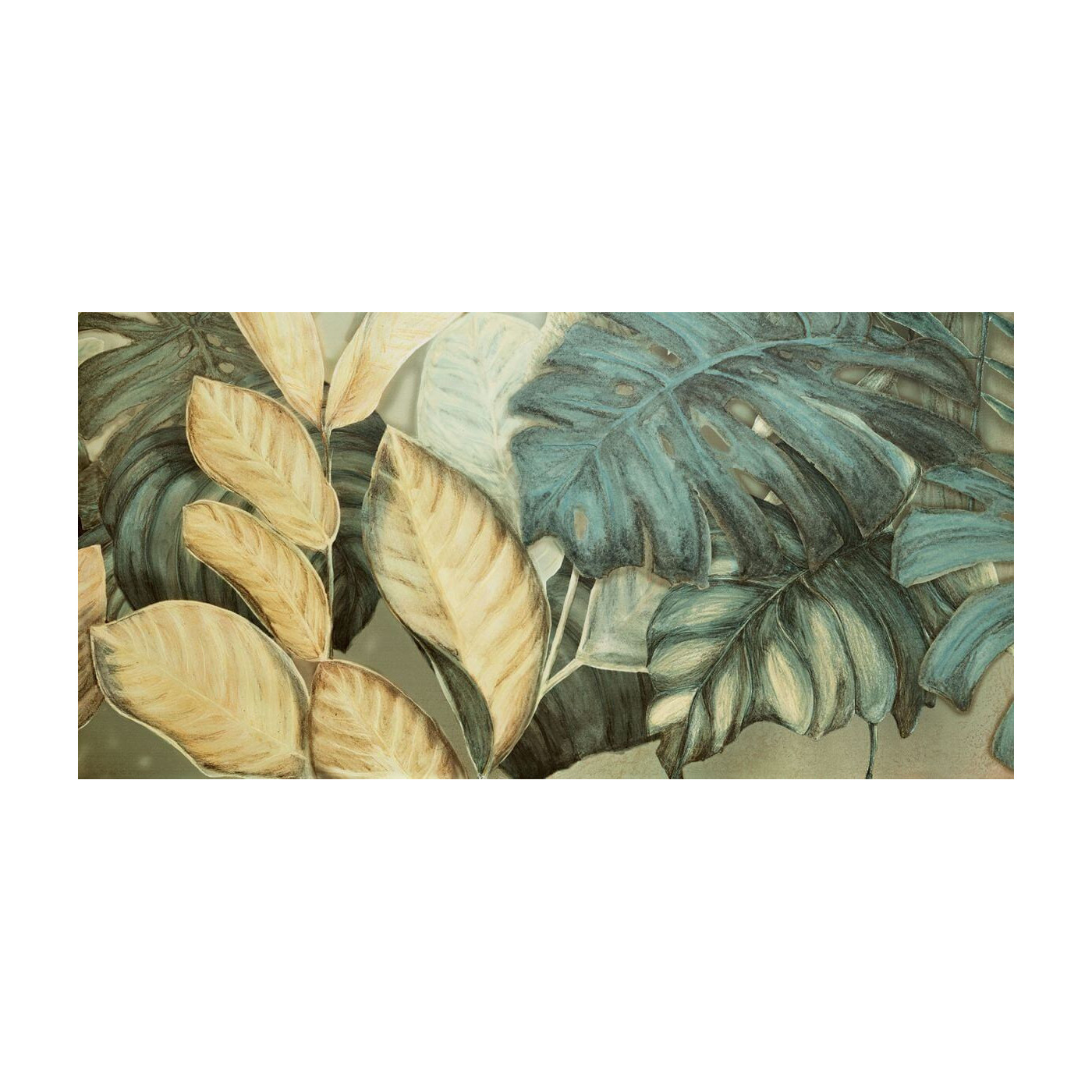 Dekor Alabaster Shine Leaves A Element 1 119,8x59,8 Tubądzin Domino