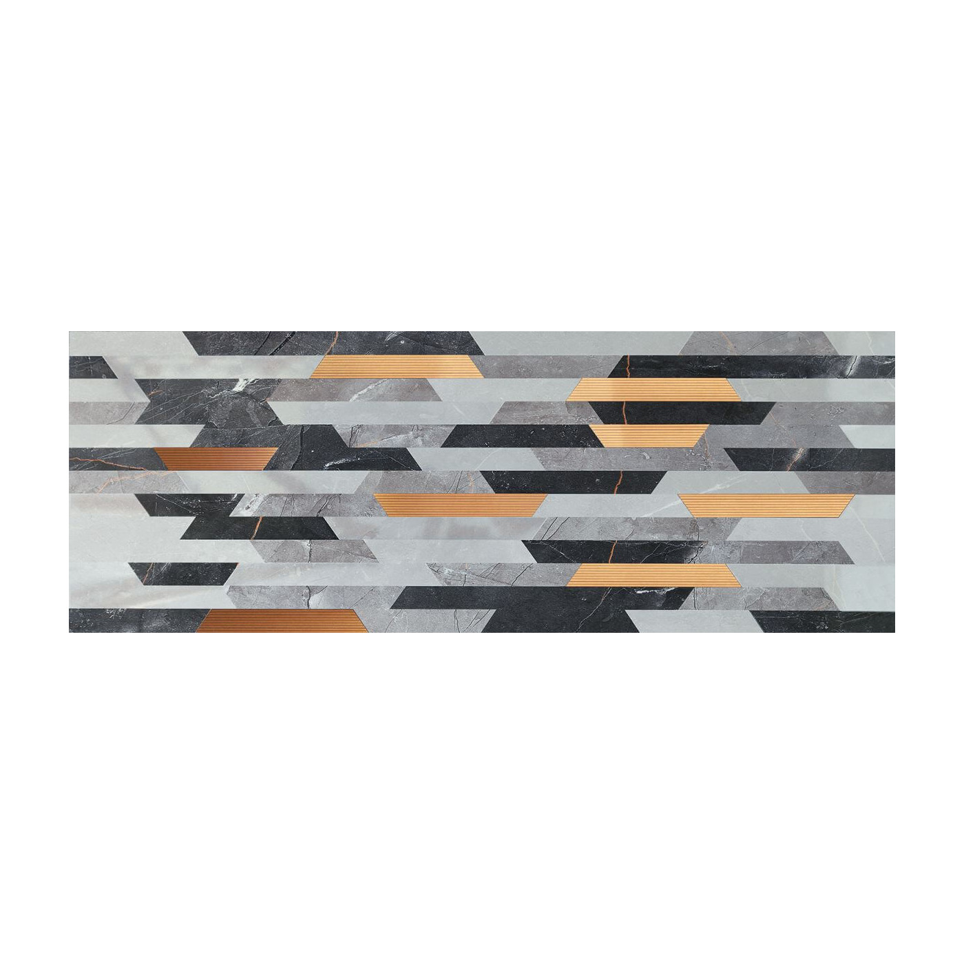 Dekor ścienny Brainstorm Grey 32,8x89,8 Tubądzin