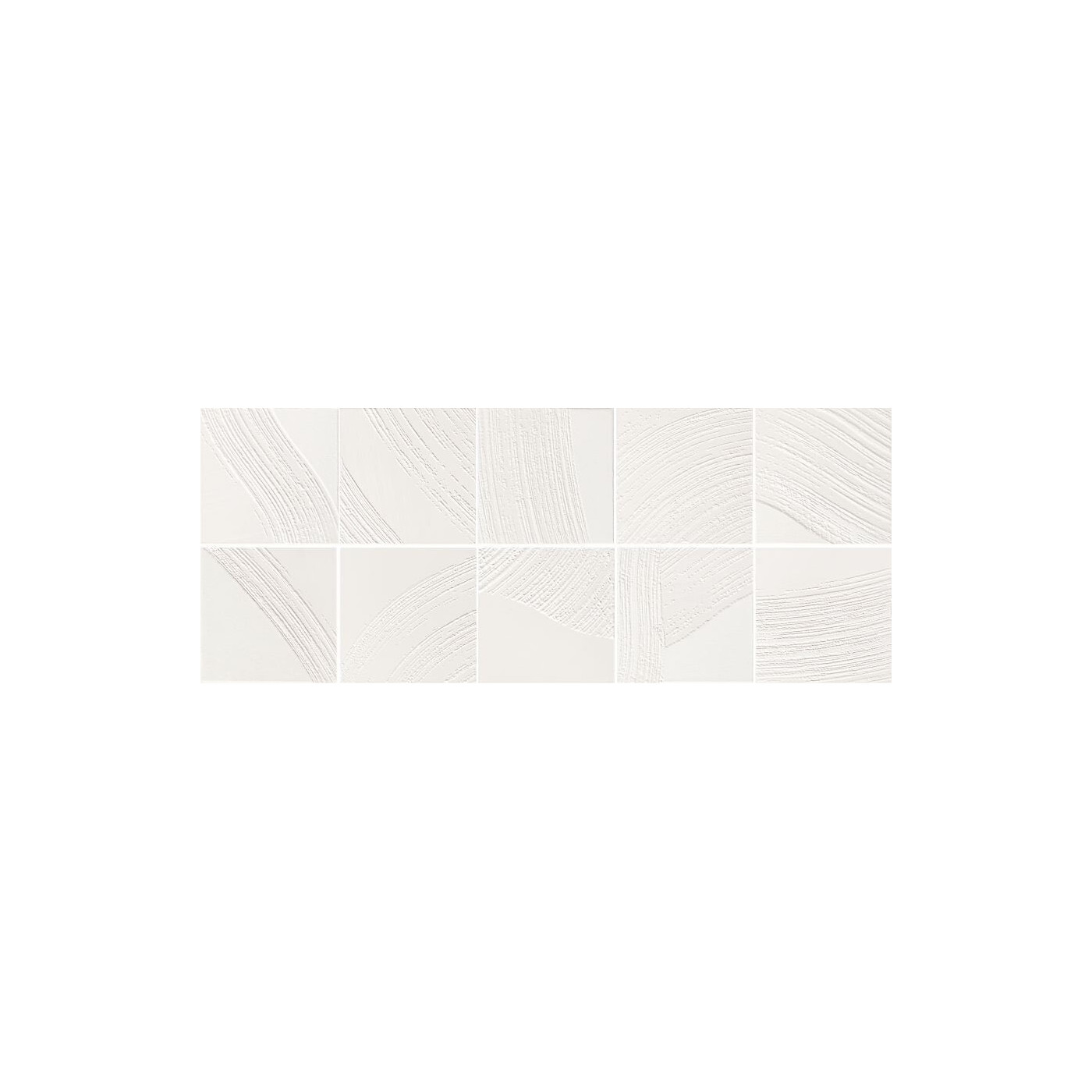 Dekor Ścienny Brass White MIX 14,8x14,8 Tubądzin