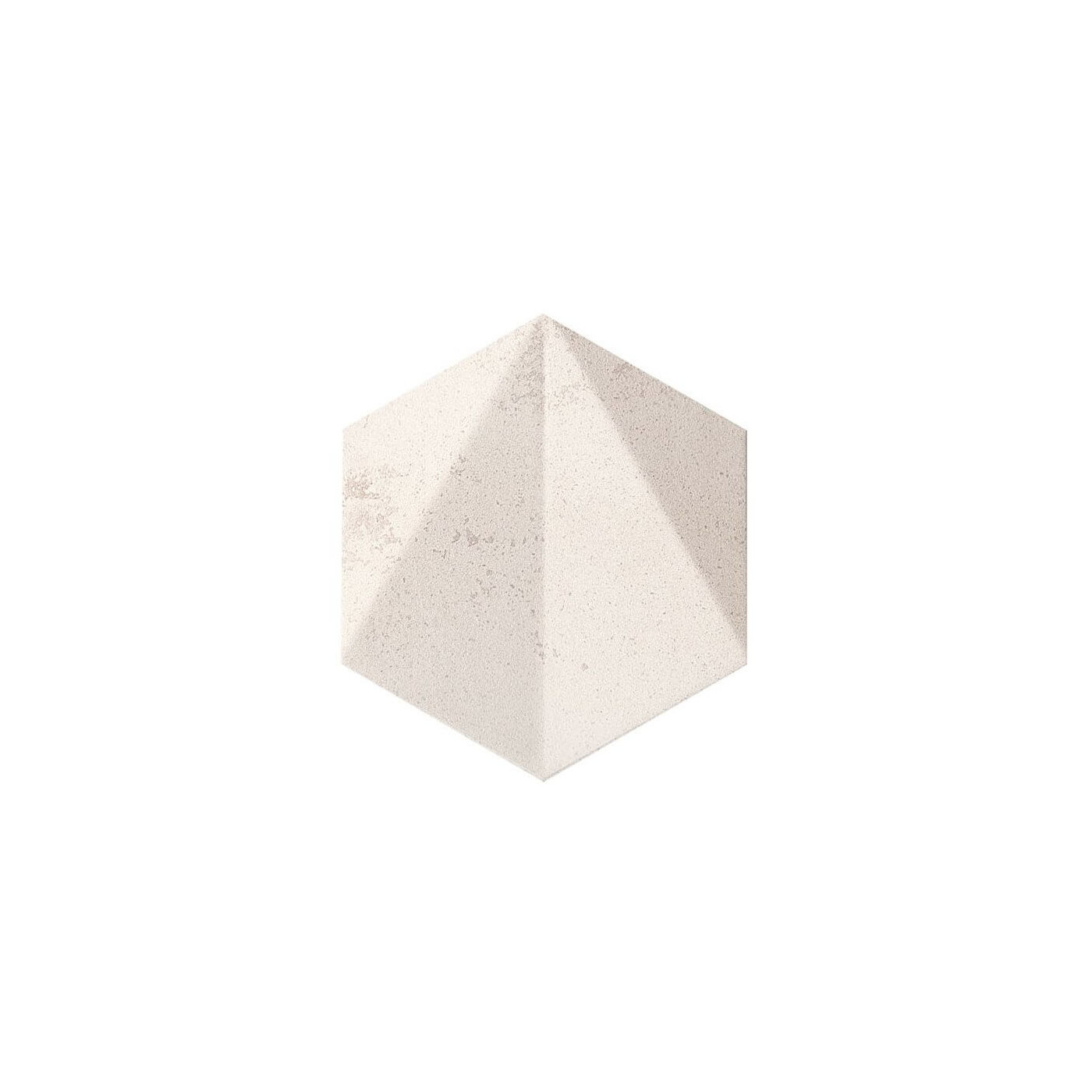 Dekor Free Space Hex White Str 11X12.5 Tubądzin