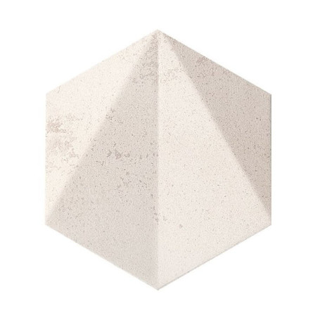 Dekor Free Space Hex White Str 11X12.5 Tubądzin