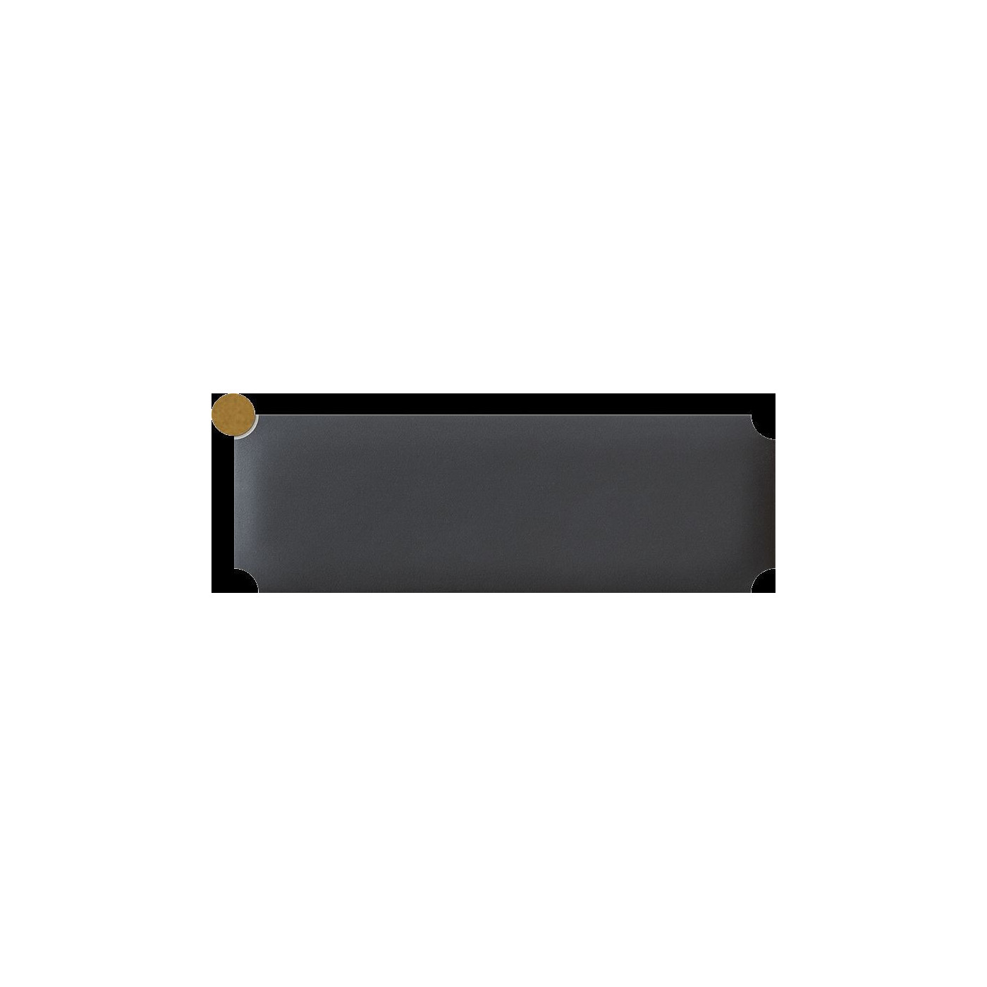 Dekor Ścienny Sophisticated Brick Black Mat 23,7x7,8 Tubądzin