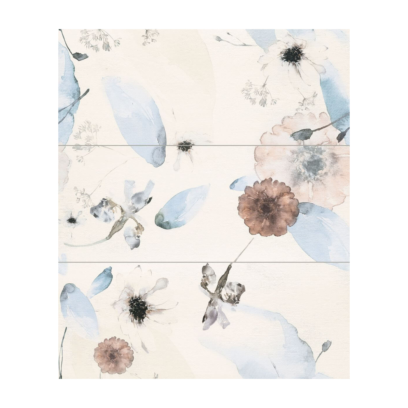 Dekor ścienny 3-elementowy Mild Garden 1 89,4x74,8 Tubądzin