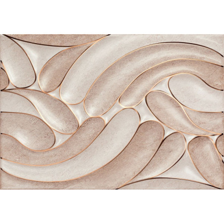 Dekor Ścienny Navara Beige 25x36 Tubądzin Domino