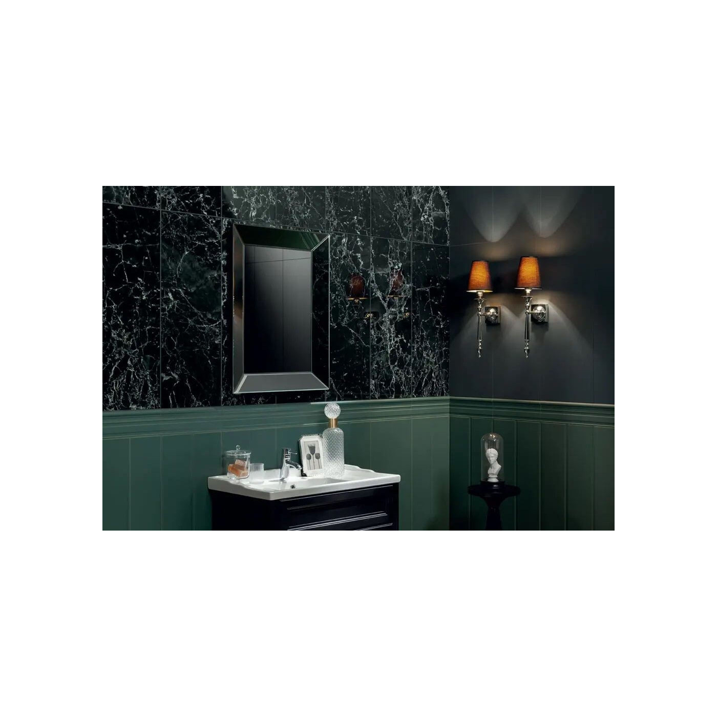 Listwa Ścienna Timeless Green 2 32,8x7,4 gr. 12mm Tubądzin Zień