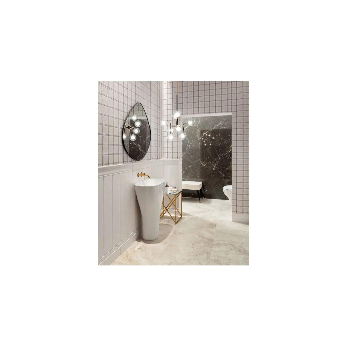 Listwa Ścienna Timeless White 1 32,8x4,2 gr. 18mm Tubądzin Zień