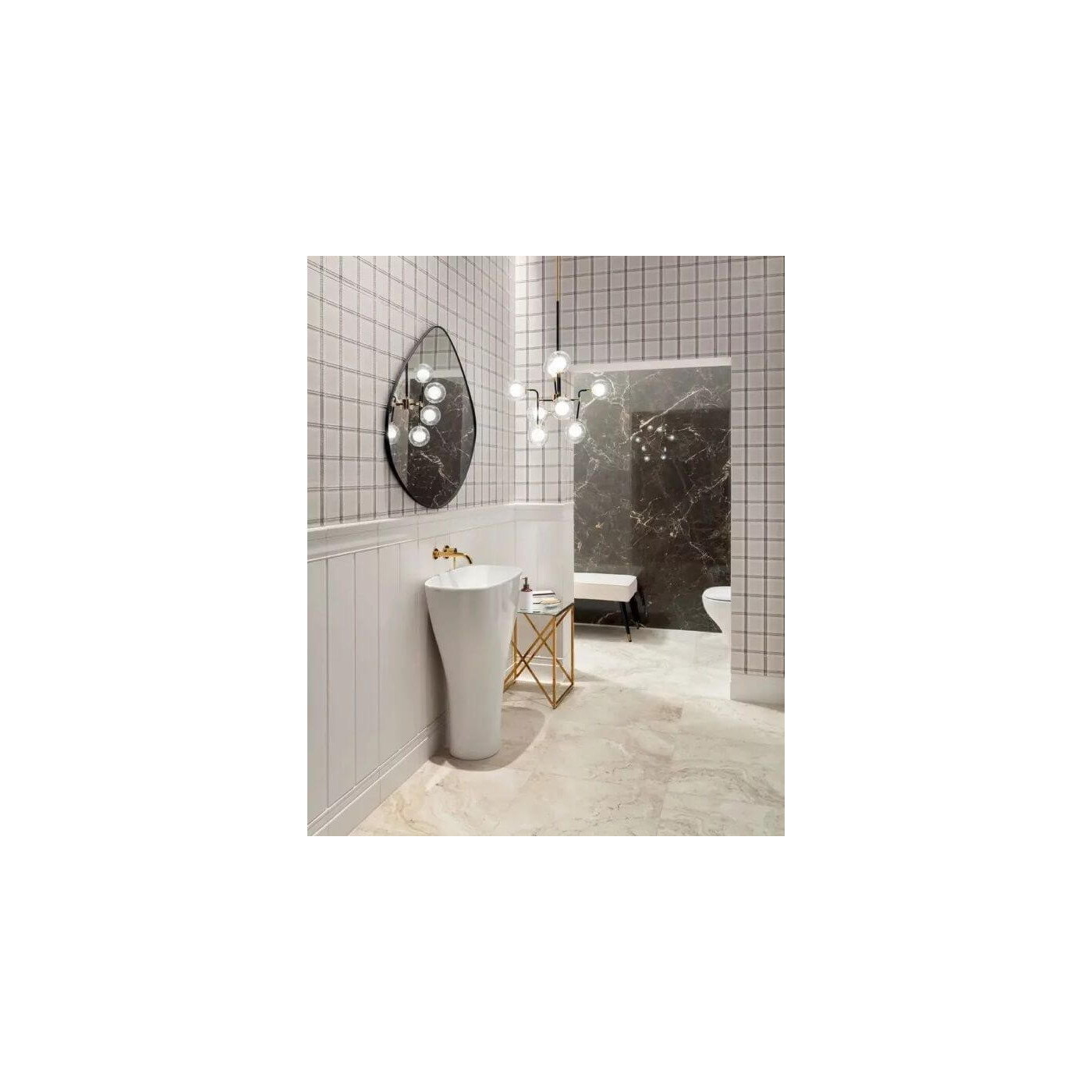 Listwa Ścienna Timeless White 2 32,8x7,4 gr. 12mm Tubądzin Zień