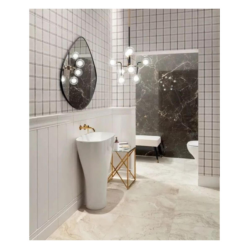Listwa Ścienna Timeless White 2 32,8x7,4 gr. 12mm Tubądzin Zień