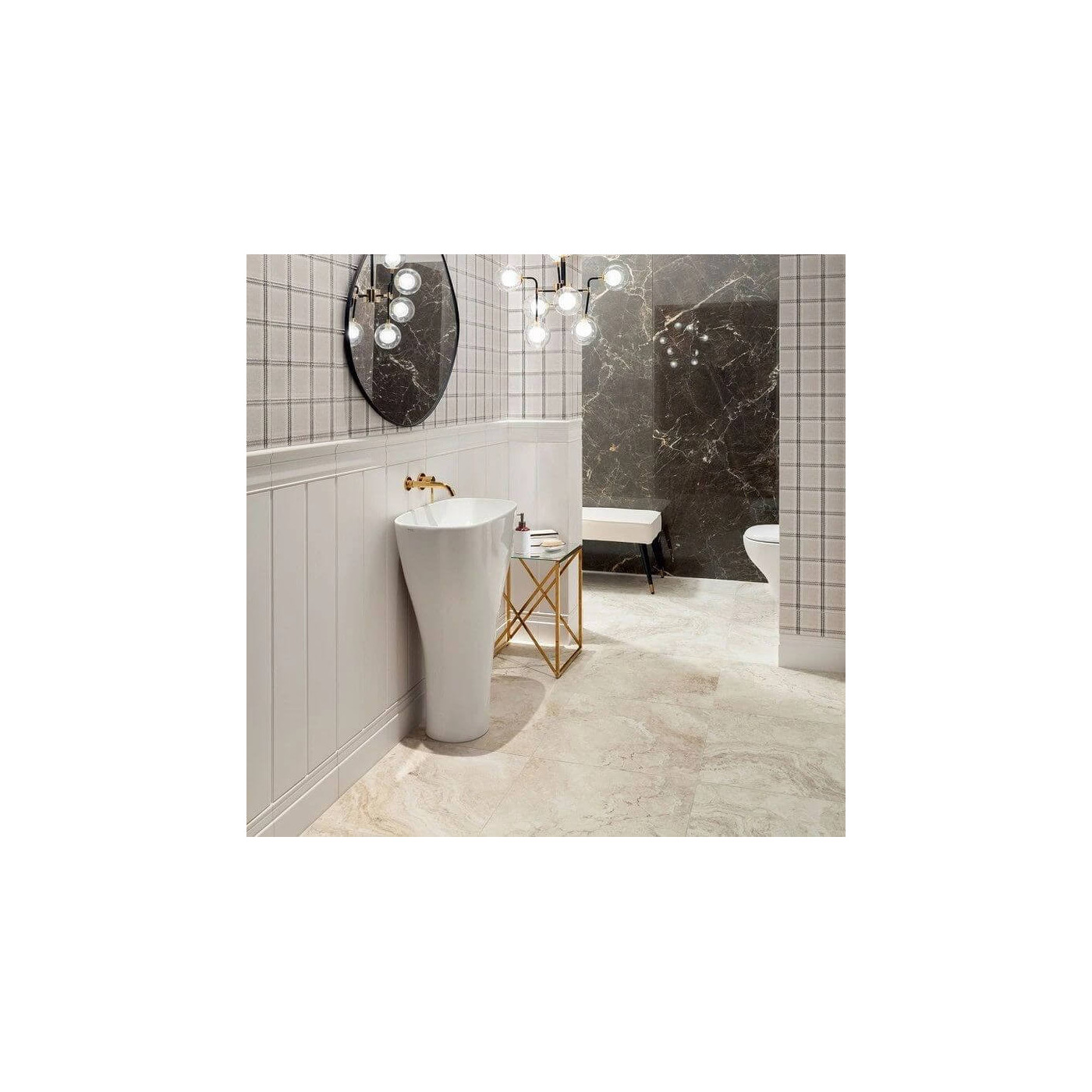Listwa Ścienna Timeless White 3 32,8x16 gr. 18mm Tubądzin Zień