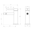 Bateria Bidetowa Fly Gun Metal 03020BN Emporia