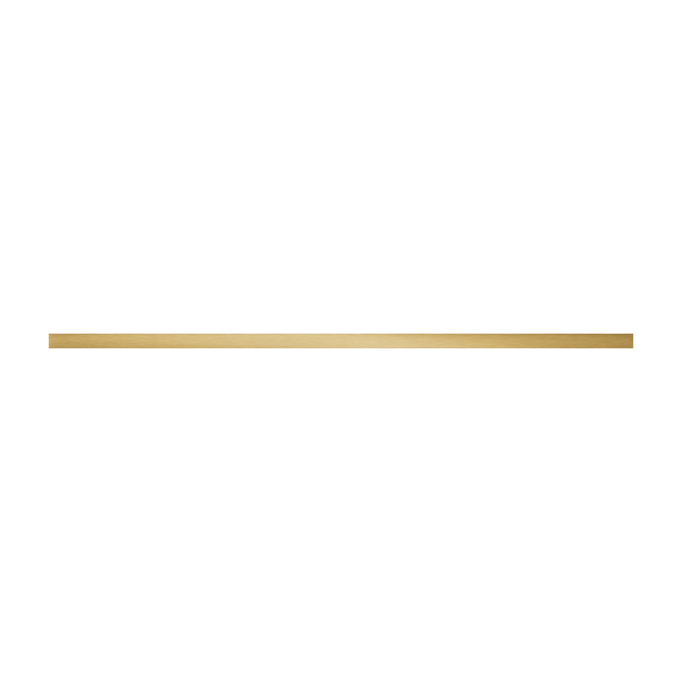 Listwa Ścienna House of Tones Steel Gold 2 Poler 119,8x2,3 Tubądzin