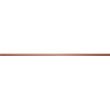 Listwa Ścienna Steel Copper 3 89,8x2,3 Tubądzin