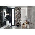 Listwa Ścienna Steel Copper 3 89,8x2,3 Tubądzin