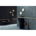 Listwa Ścienna Steel Copper 3 89,8x2,3 Tubądzin
