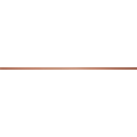 Listwa Ścienna Steel Copper 4 119,8x2,3 gr. 10mm Tubądzin
