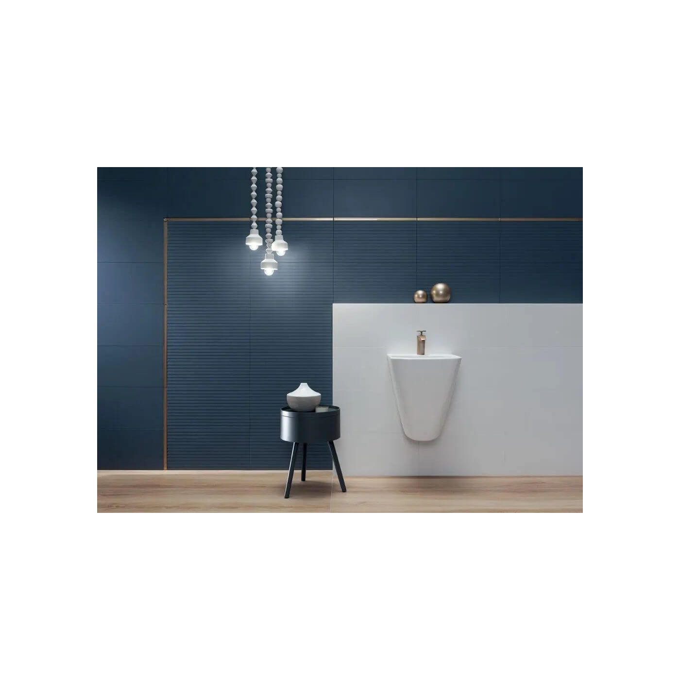 Listwa Ścienna Glass Gold 59,8x2,3 Tubądzin