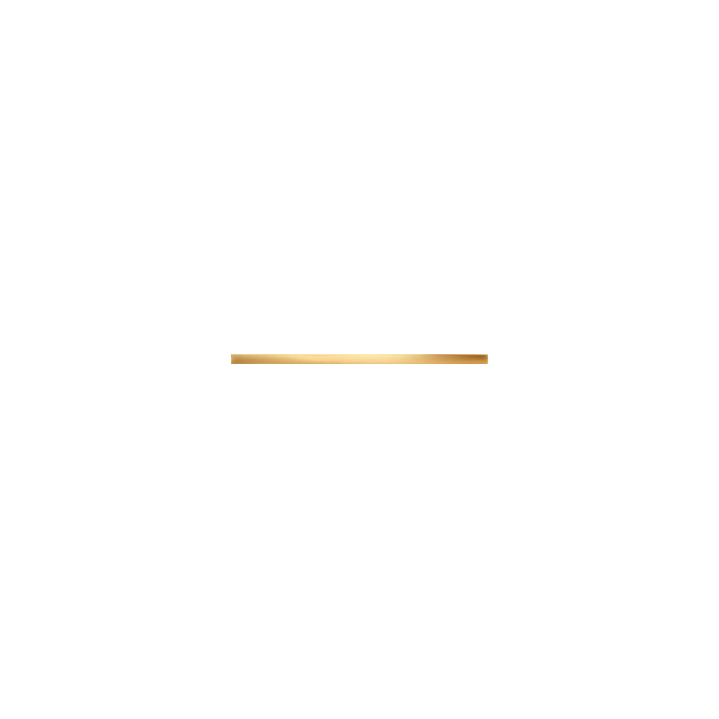 Listwa Ścienna Gold Glossy 59,8x2,3 Tubądzin