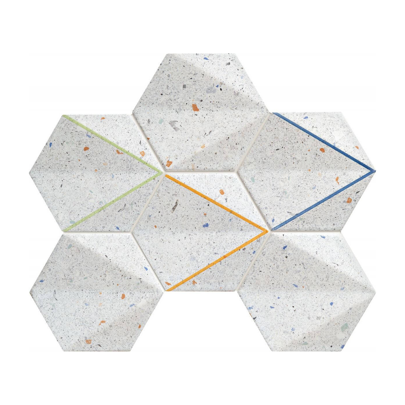 Mozaika ścienna Dots Grey 29,8x22,1 Tubądzin