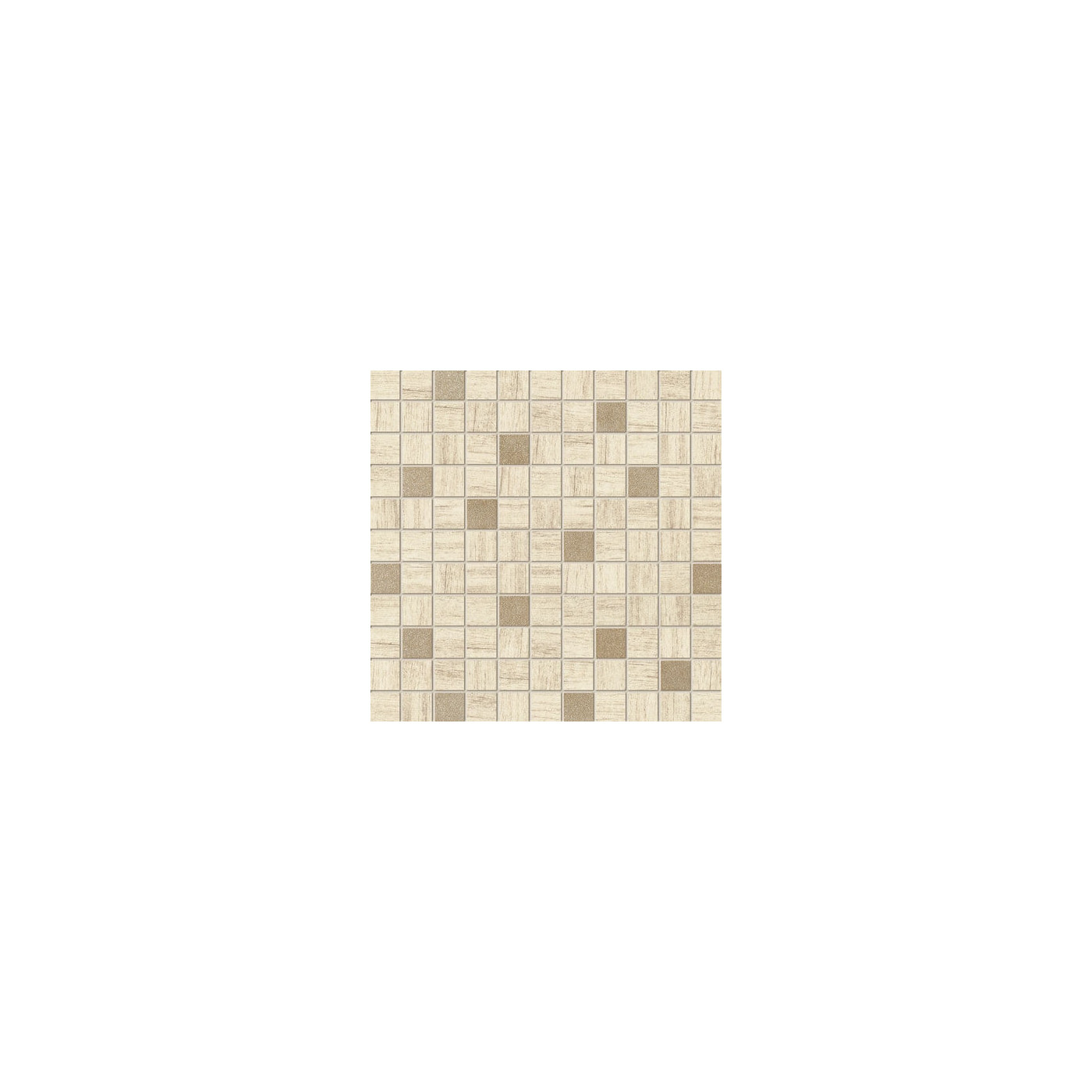 Mozaika ścienna Pinia beż 30x30 Tubądzin Domino
