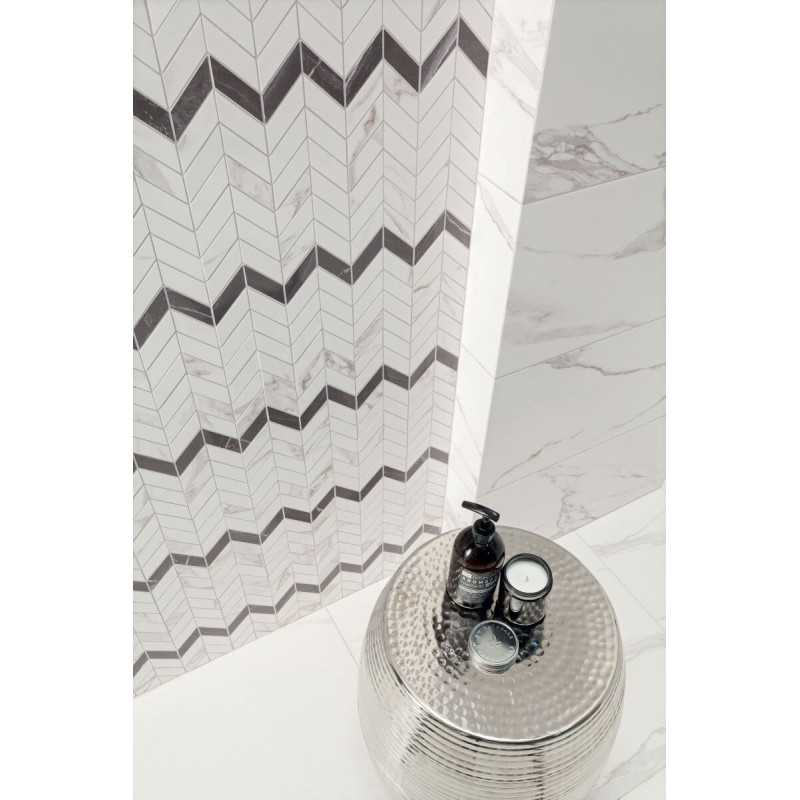 Mozaika Bonella White 29,4x24,6 Domino