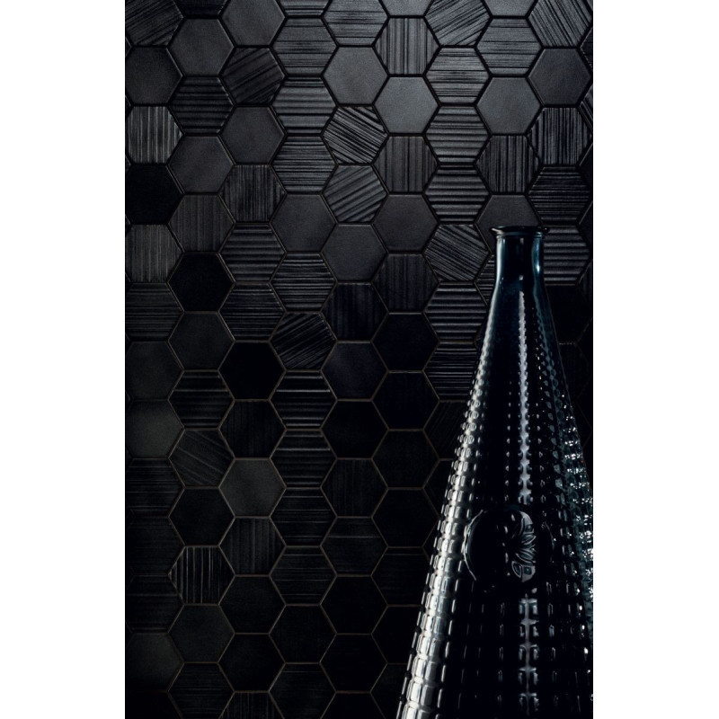 Mozaika Hexagon Horizon Black 28,9x22,1 Tubądzin