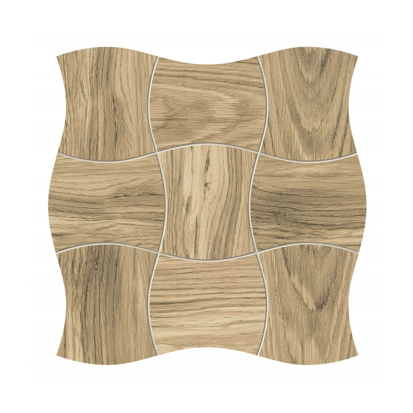 Mozaika Ścienna Royal Place Wood 29,3x29,3 Tubądzin