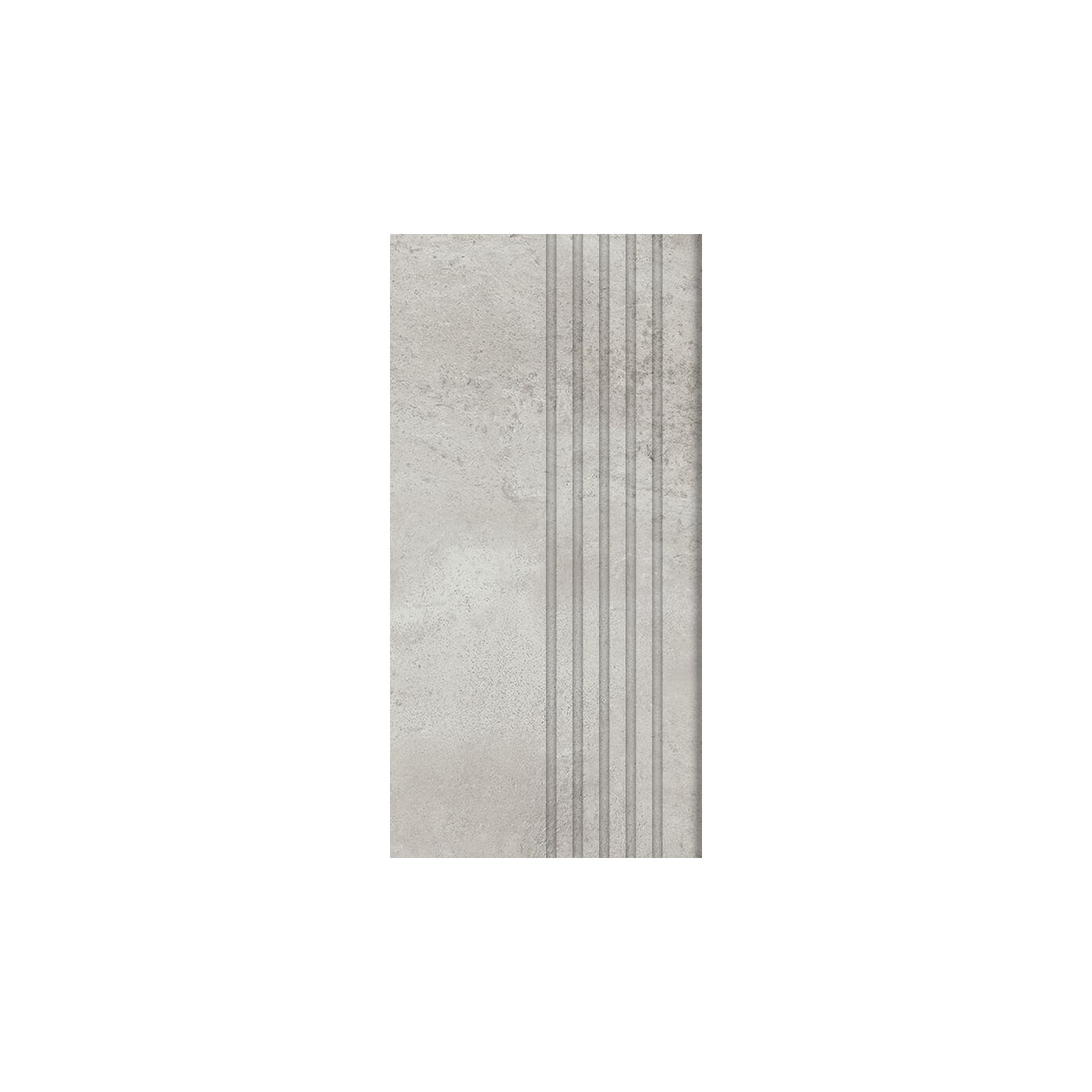 Stopnica Podłogowa Epoxy Grey Mat 59,8x29,6 gr.10mm Tubądzin