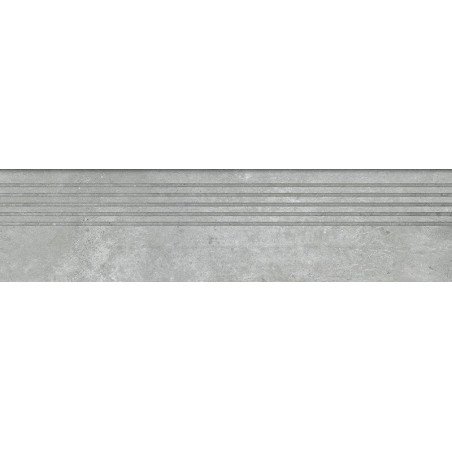 Stopnica Podłogowa Epoxy Graphite Mat 119.8x29,6 gr.10mm Tubądzin
