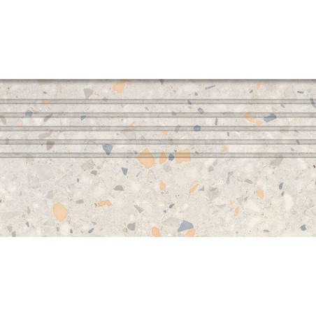Stopnica Macchia Beige Mat 59,8x29,8 gr. 11mm Tubądzin