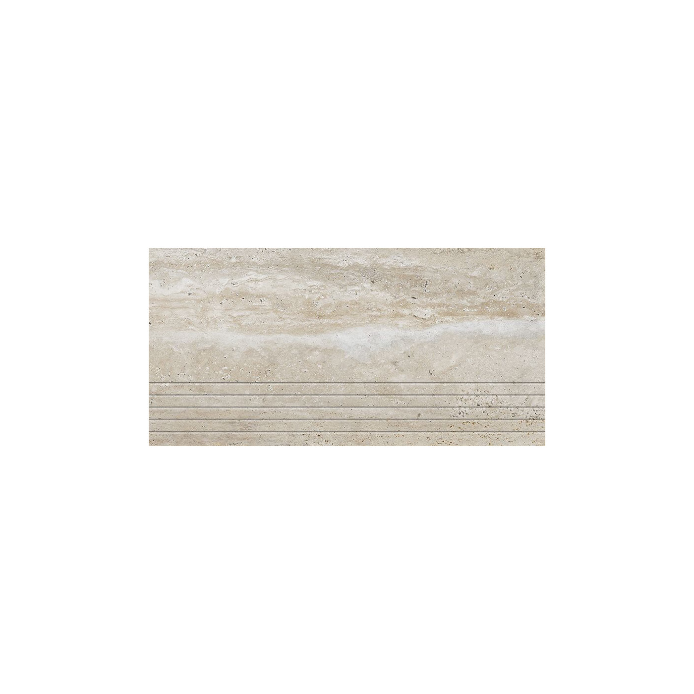 Stopnica Podłogowa Travertino 59,8x29,6 gr. 8mm Tubądzin