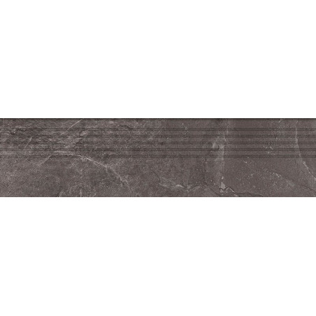 Stopnica Grand Cave Graphite 119,8x29,6 Tubądzin
