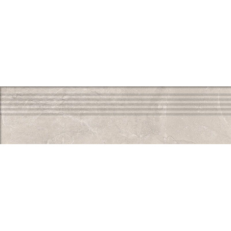 Stopnica Grand Cave White 119,8x29,6x0,8 Tubądzin