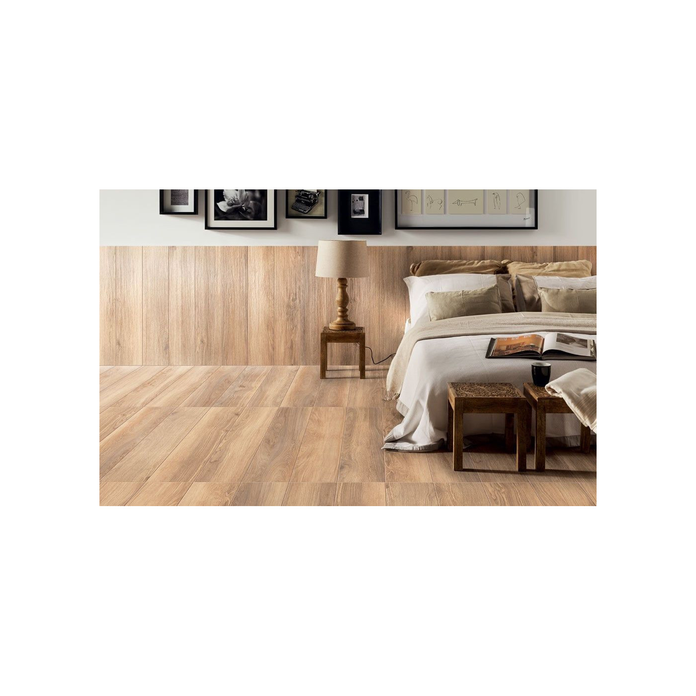Płytka Mountain Ash Gold Struktura Mat 119,8x19 Tubądzin