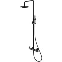 Zestaw Prysznicowy Z Termostatem Axel Black QW273A Kohlman