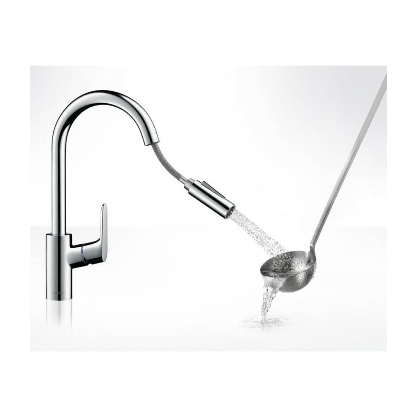 Bateria Zlewozmywakowa Focus Z Wyciąganą Wylewką 31815000 Hansgrohe