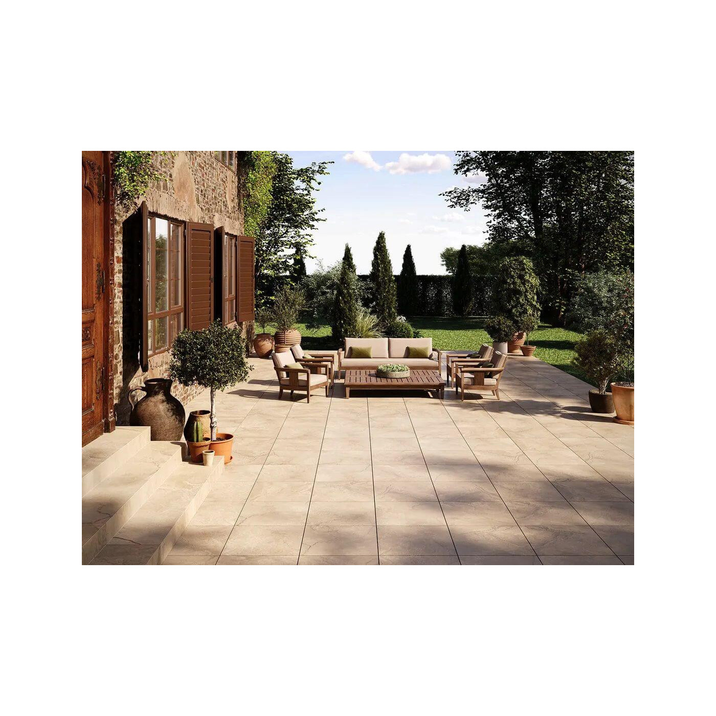 Płytka Podłogowa Zimba Beige Struktura 79,8x79,8 gr. 8mm Tubądzin